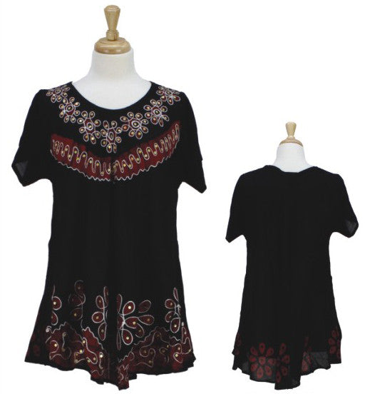 women's-rayon-tops---ornate-prints