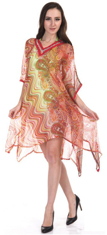 women's-chiffon-tops---ornate-swirl-prints