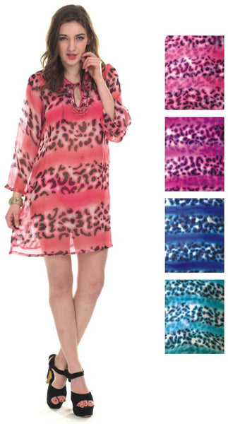 women's-chiffon-tops---leopard-prints