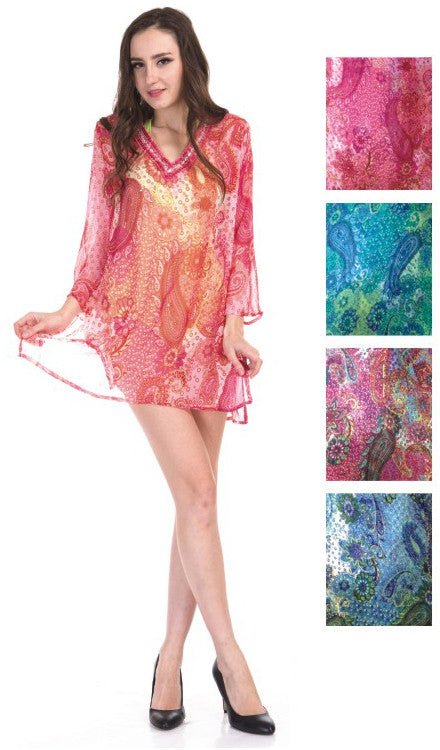 women's-chiffon-tops---ornate-prints