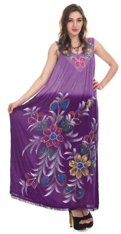 women's-rayon-gowns---colorful-floral-prints