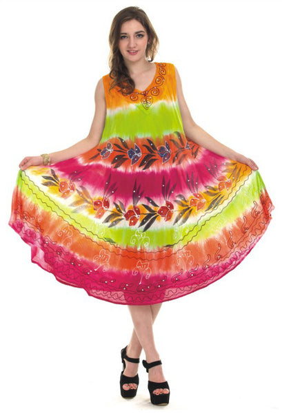women's-rayon-gowns---plant-prints