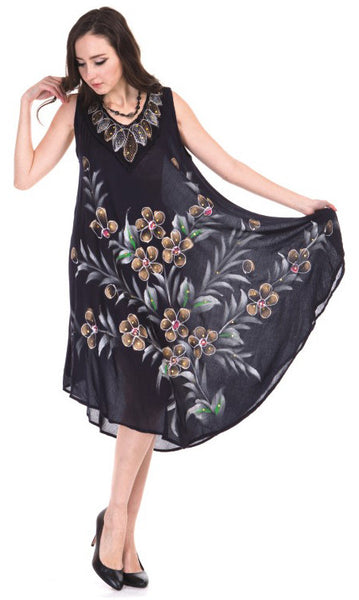 women's-rayon-gowns---floral-prints