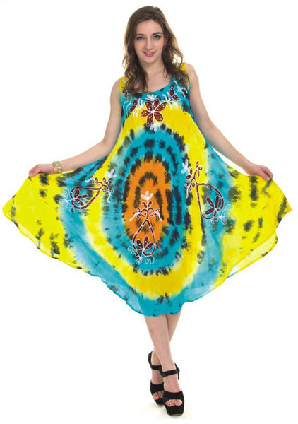 women's-rayon-gowns---colorful-tie-dye-prints