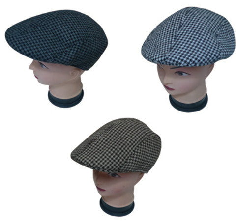 men's-beret-hats---checkered-prints