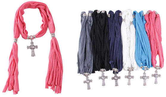 fashion-jewelry-scarves-w/-cross-pendants