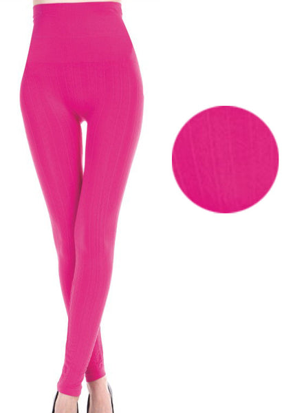 women's-high-waisted-leggings---pink