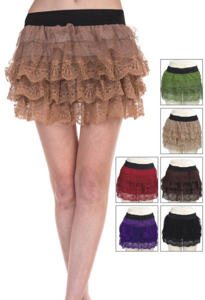 women's-ruffled-tiered-skirts