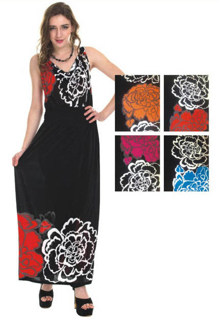 women's-long-sundresses---floral-design