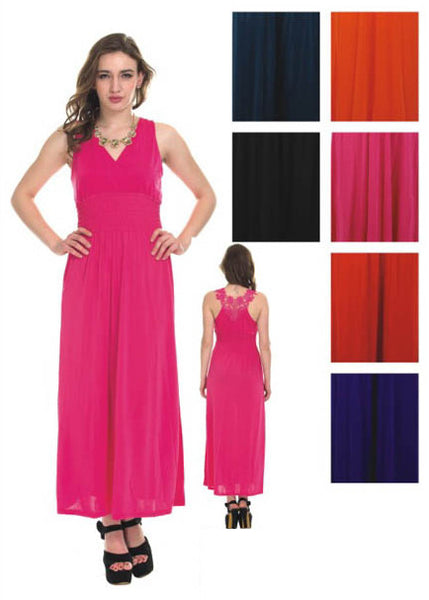 women's-long-sundresses---assorted-solid-colors