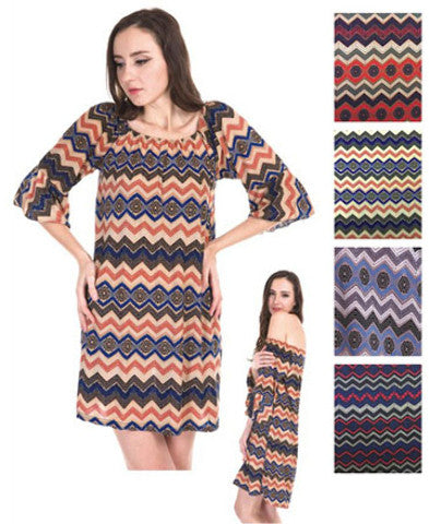 women's-tunic-dresses---tribal-prints
