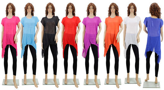 women's-chiffon-short-sleeve-with-side-tails