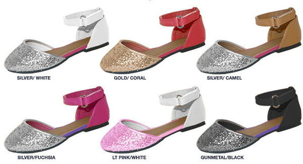girls-2-piece-ballet-flats-with-glitter-toe