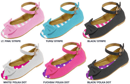 toddler-canvas-peep-toe-ballet-flats-with-ankle-strap-&-animal-printed-footbed