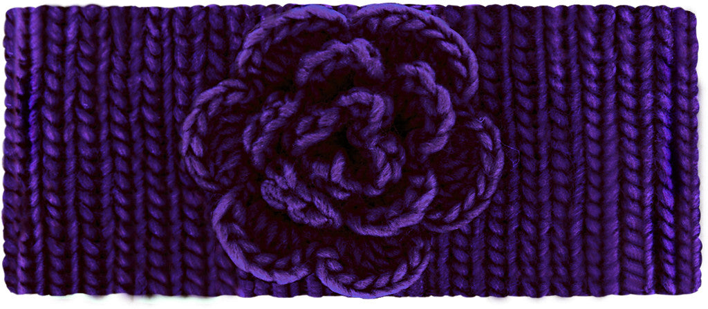 purple-rosette-head-warmer