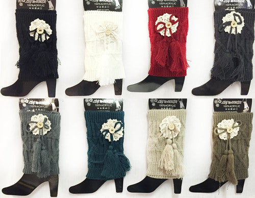 knitted-boot-topper-with-lace-flower-leg-warmer