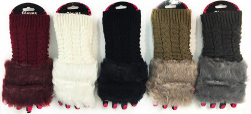 cable-knitted-faux-fur-fingerless-gloves-assorted
