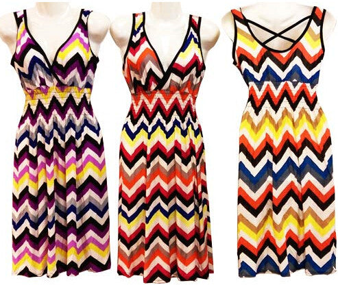 v-neck-with-strap-back-chevron-dresses