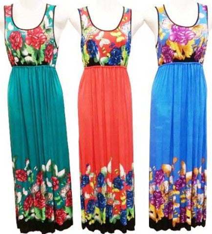 long-butterfly-printed-floral-solid-back