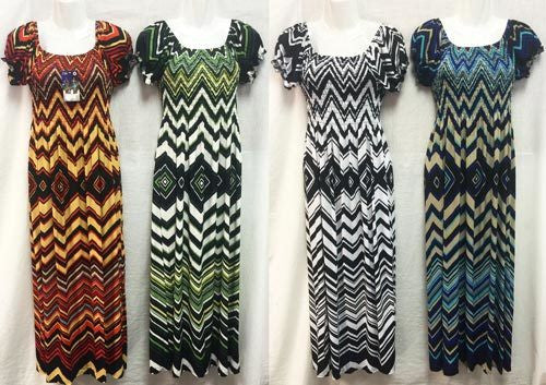 women's-long-chevron-dresses-with-shoulders-assorted-colors