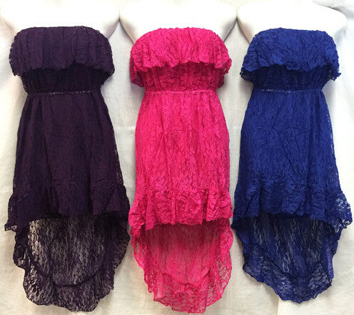 ladies-high-low-sun-dress-w/lace-tube-style