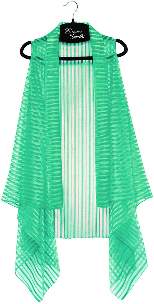 turquoise-sheer-striped-vest