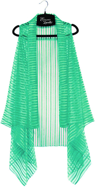 turquoise-sheer-striped-vest