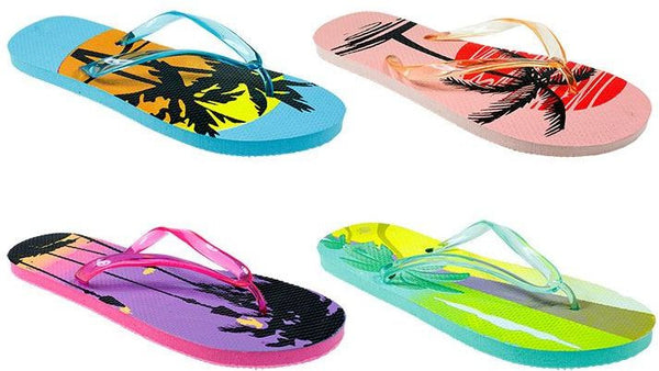 women's-beach-print-flip-flops