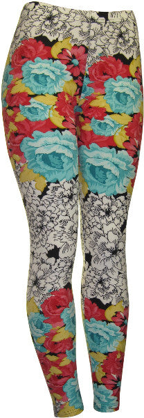 women's-floret-printed-fashion-leggings