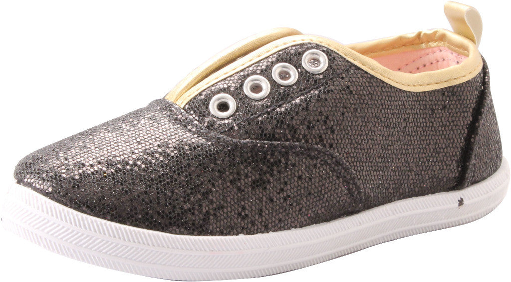 girl's-size-11-3-black-glitter-slip-ons