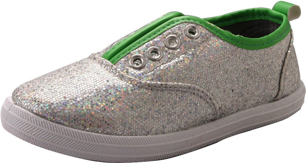 girl's-youth-size-11-3-silver-glitter-slip-ons