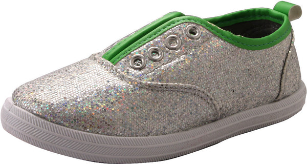girl's-youth-size-11-3-silver-glitter-slip-ons