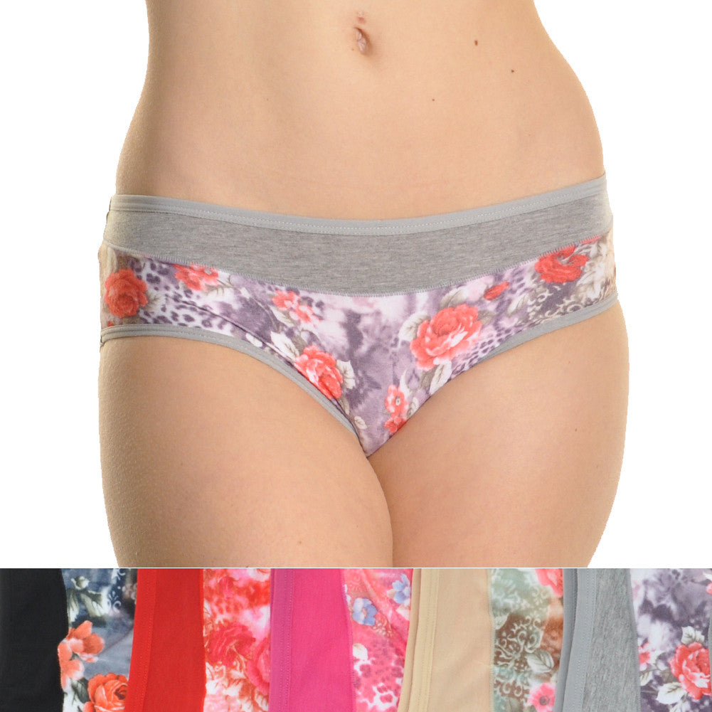 ladies-flower-print-brief-panties