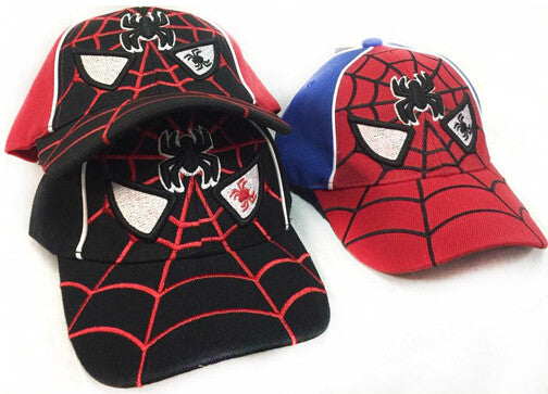 baseball-hats-kids-spiderman-adjustable-hats