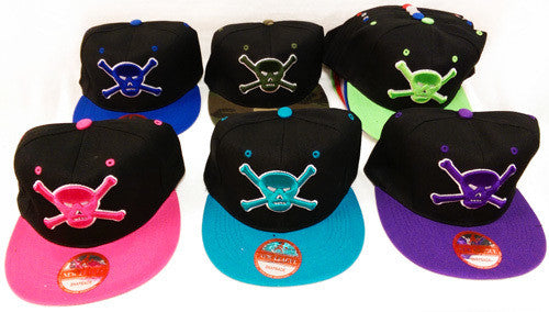 flat-bill-snapback-neon-jolly-roger-skull