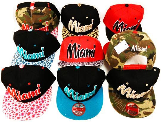 snap-back-flat-bill-miami-baseball-hat
