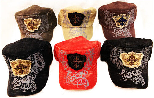printed-soft-cloth-patch-cross-hat