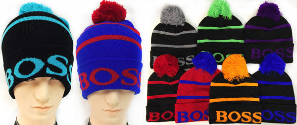 knitted-pompom-hats-"boss"-design