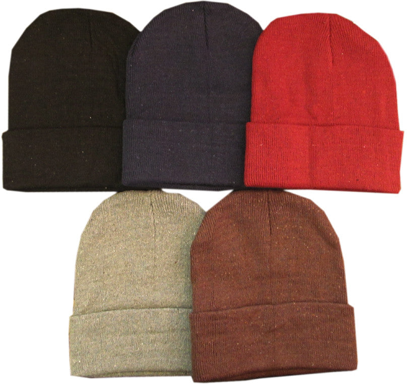 adult-knit-beanie-hats-10.5-inch-foldable