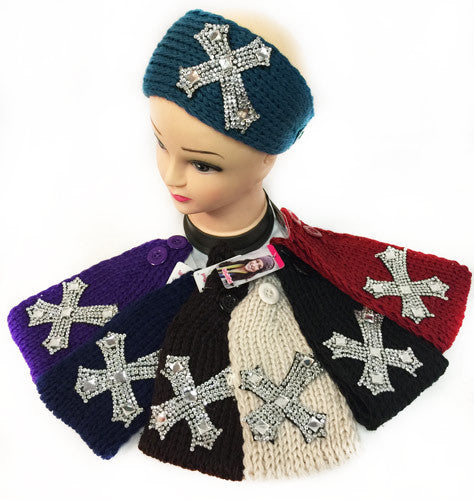 small-rhinestone-cross-headband
