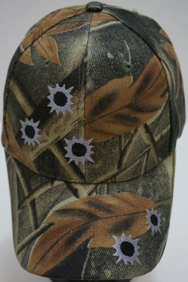 camo-ball-cap-w/bullet-holes