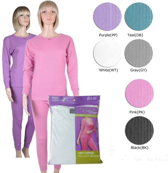 women's-thermal-underwear-sets---gray