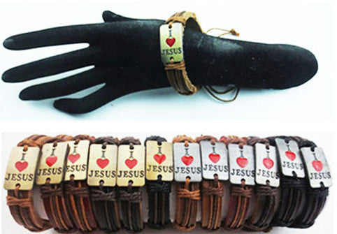 leather-bracelet-with-i-love-jesus