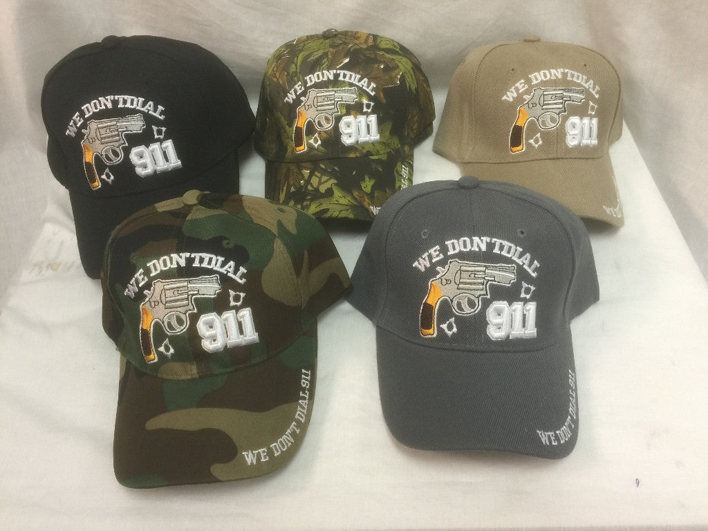 we-don't-dial-911-baseball-cap/hat
