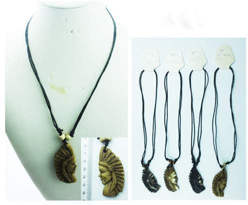 bronzed-leather-necklace-with-native-american