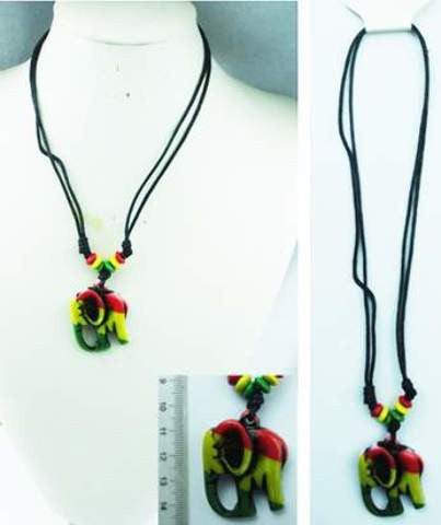 elephant-necklace-rasta-colors