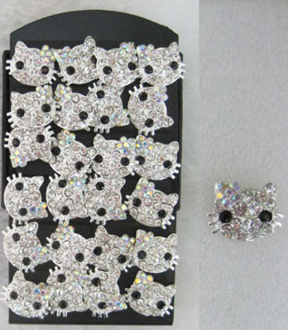 kitty-rhinestone-earrings-silver-colored