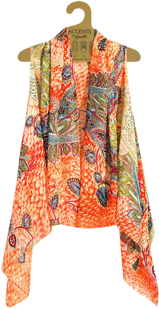 peach/orange/turquoise-crewel-vest