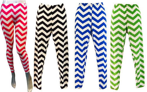 women's-chevron-pattern-legging-with-bright-colors
