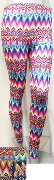 women's-multicolor-chevron-pattern-leggings